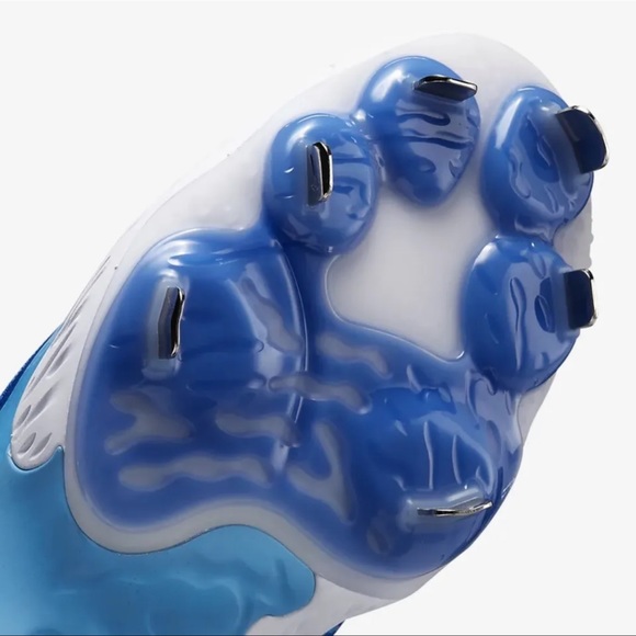 Nike Alpha Huarache Elite 4 Cleats Low Royal Blue White DJ6521-414 Men's Size - Picture 5 of 7